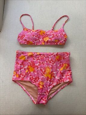 J. Crew Bikini Pink Floral